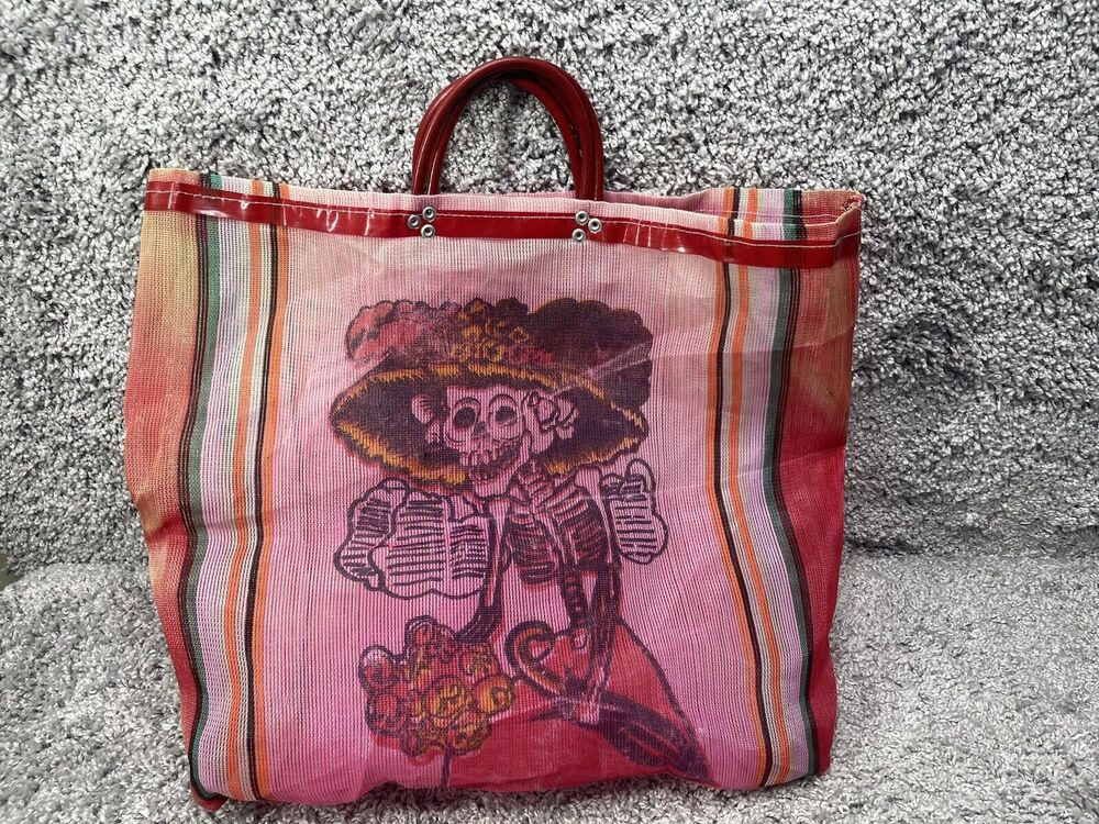 La Catrina Mesh Produce Bag Eco Friendly Reusable Grocery Bag